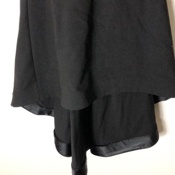 Alice + Olivia Black Colby High-Low Cascade Dress no size ap 15 1/2” lis… - Picture 8 of 12